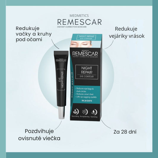REMESCAR Nočný obnovujúci očný krém, 20ml