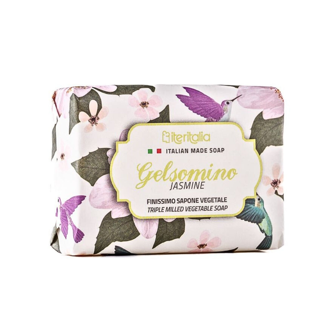 Iteritalia Talianske rastlinné mydlo Jazmín, 125 g