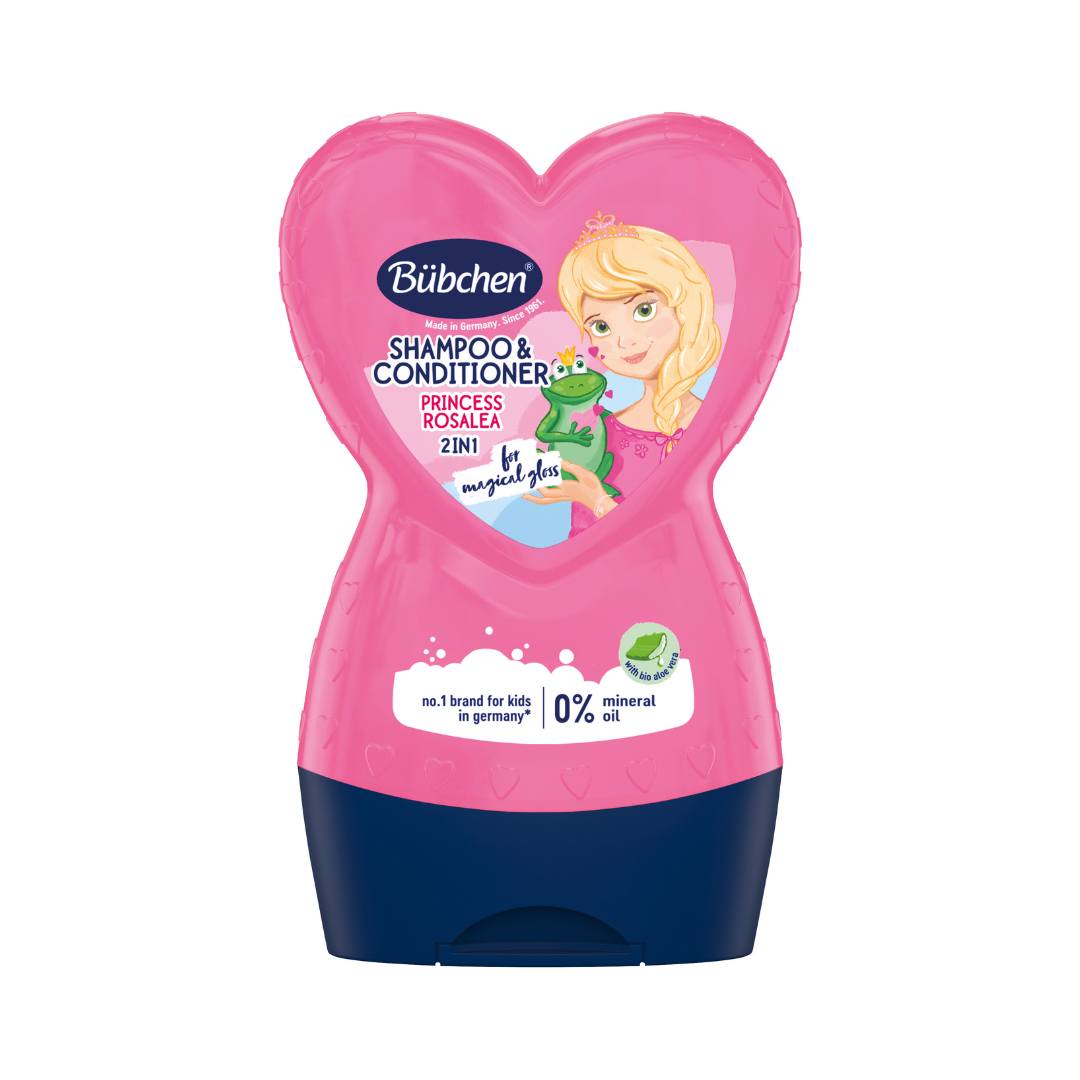 Bubchen Kids Šampón a sprchový gél 2v1 Ruženka, 230 ml