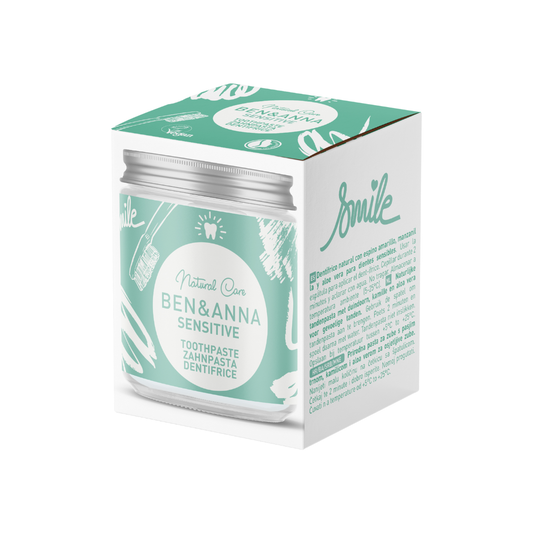 BEN&ANNA Zubná pasta v skle SENSITIVE, 100 ml