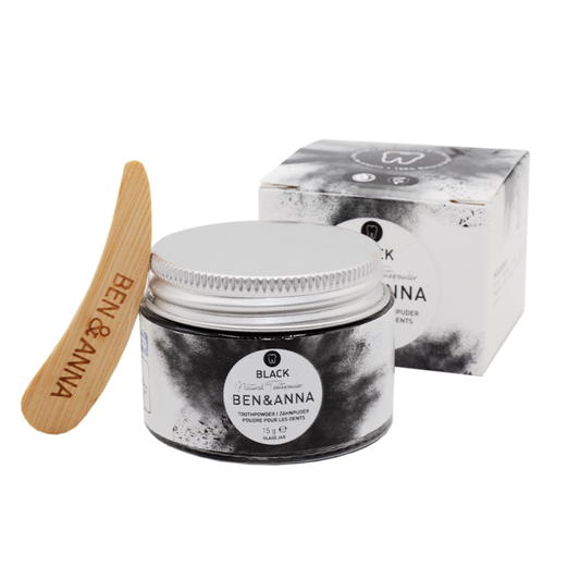 BEN&ANNA Zubná pasta prášok BLACK, 15 g