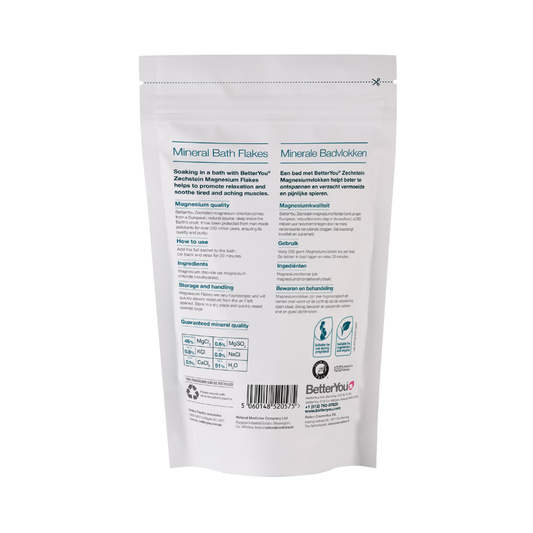 BetterYou Magnéziové vločky do kúpeľa Magnesium Flakes, 250g