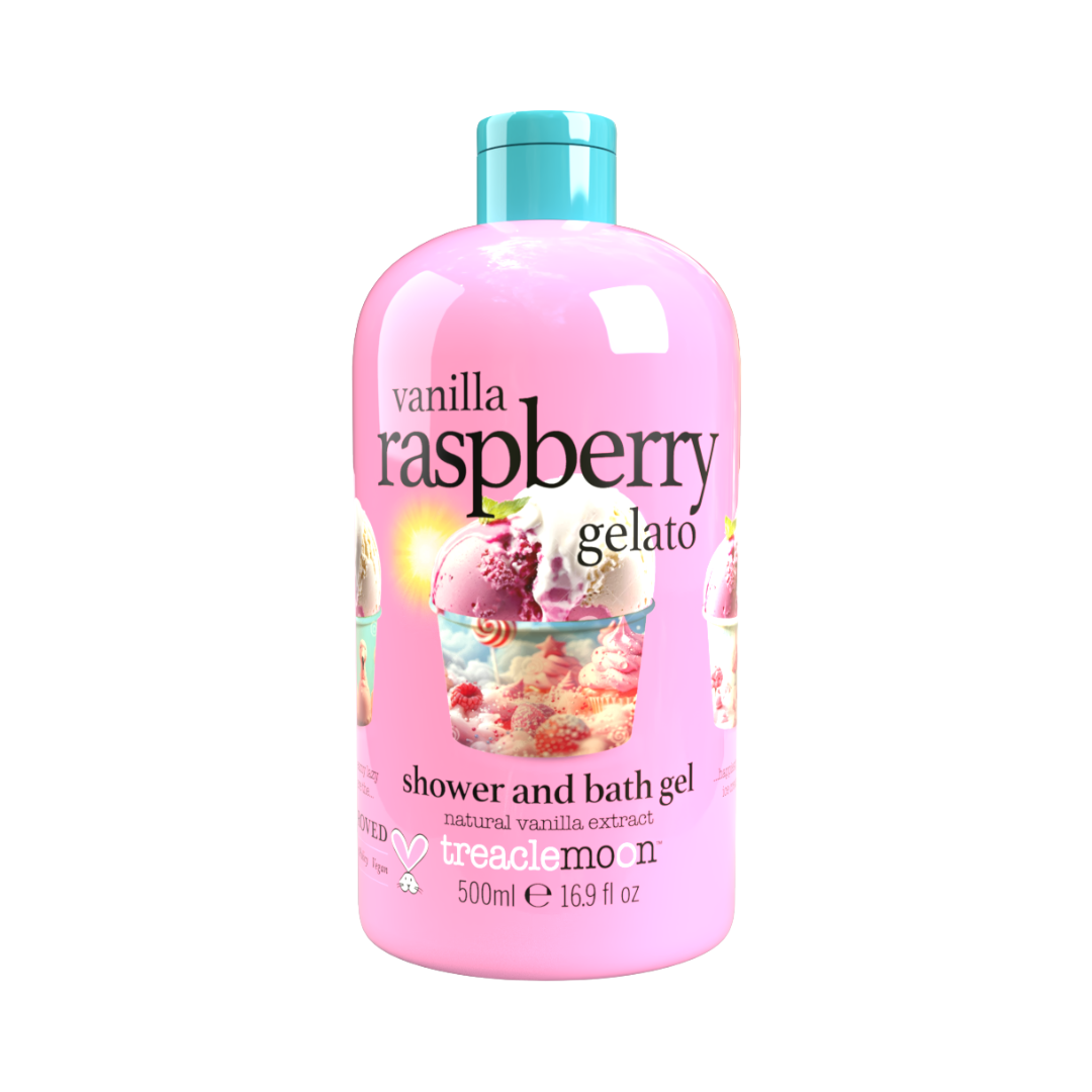 Treaclemoon Sprchovací gél Vanilla Raspberry Gelato, 500 ml