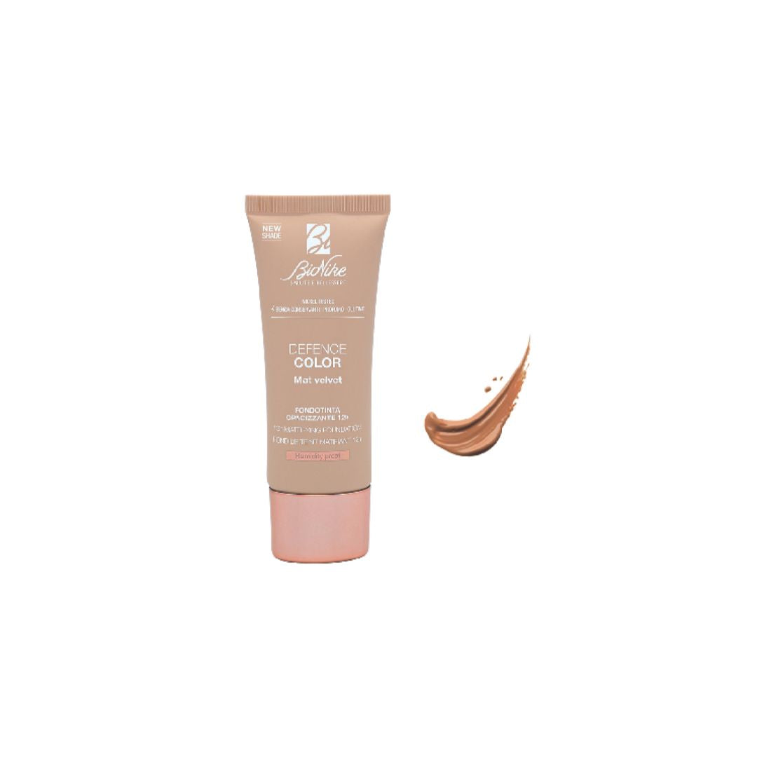 DEFENCE COLOR MAT VELVET 12h - Zmatňujúci make-up s OF15, 30 ml