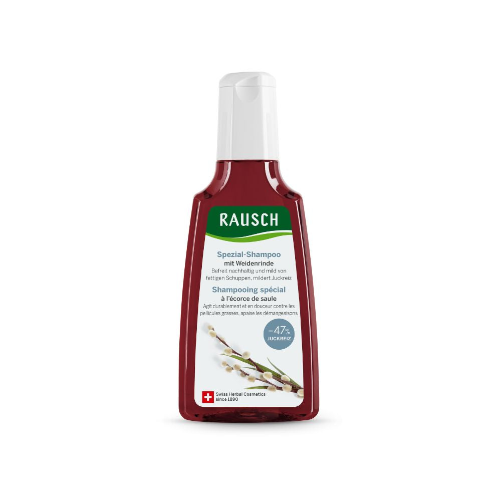 Rausch Šampón proti mastným lupinám s vŕbovou kôrou, 200 ml