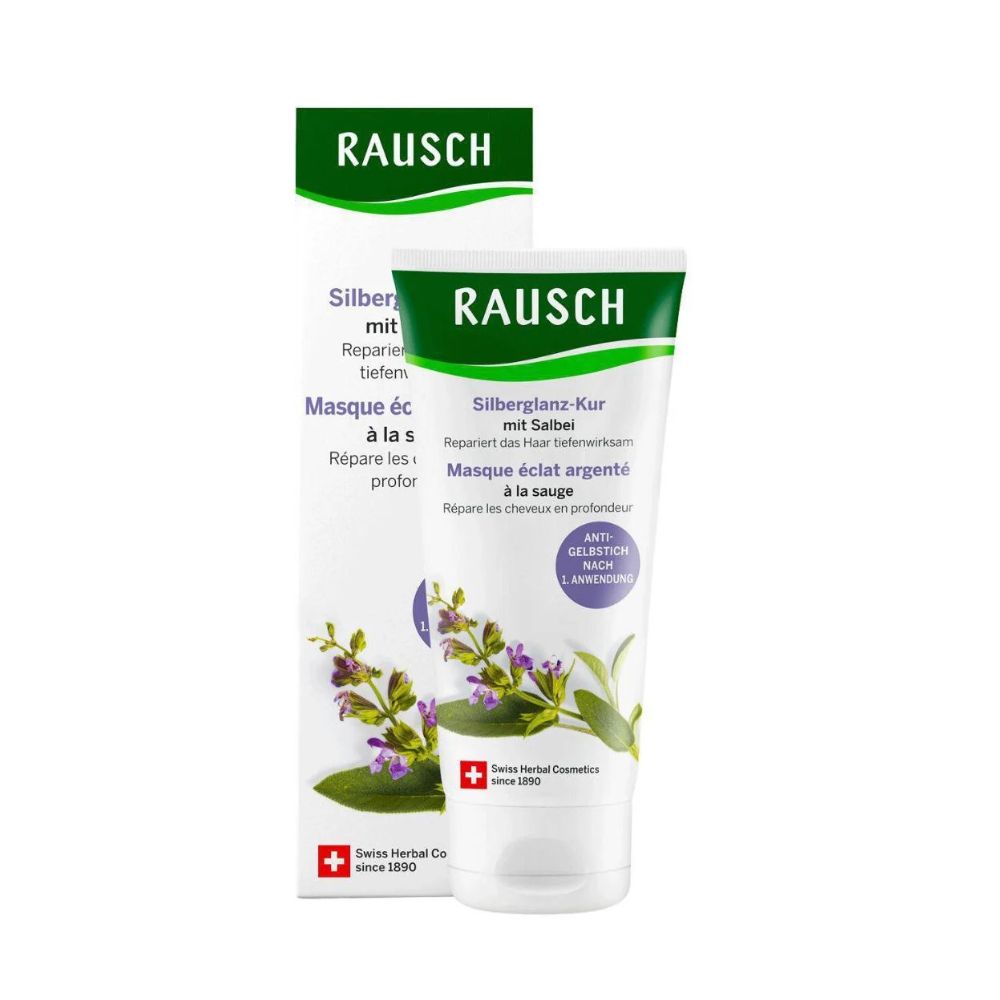 Rausch Maska na vlasy proti žltým tónom so šalviou, 100 ml
