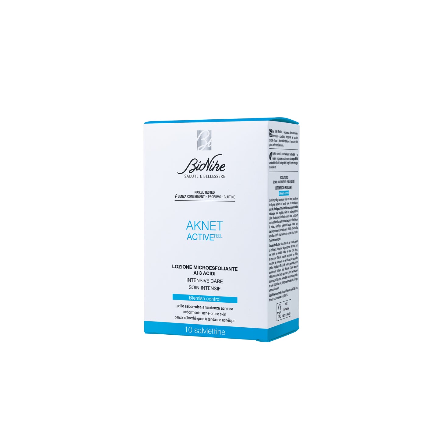 AKNET ACTIVE PEEL - Mikroexfoliačné tonikum s 3 kyselinami, 10 ks