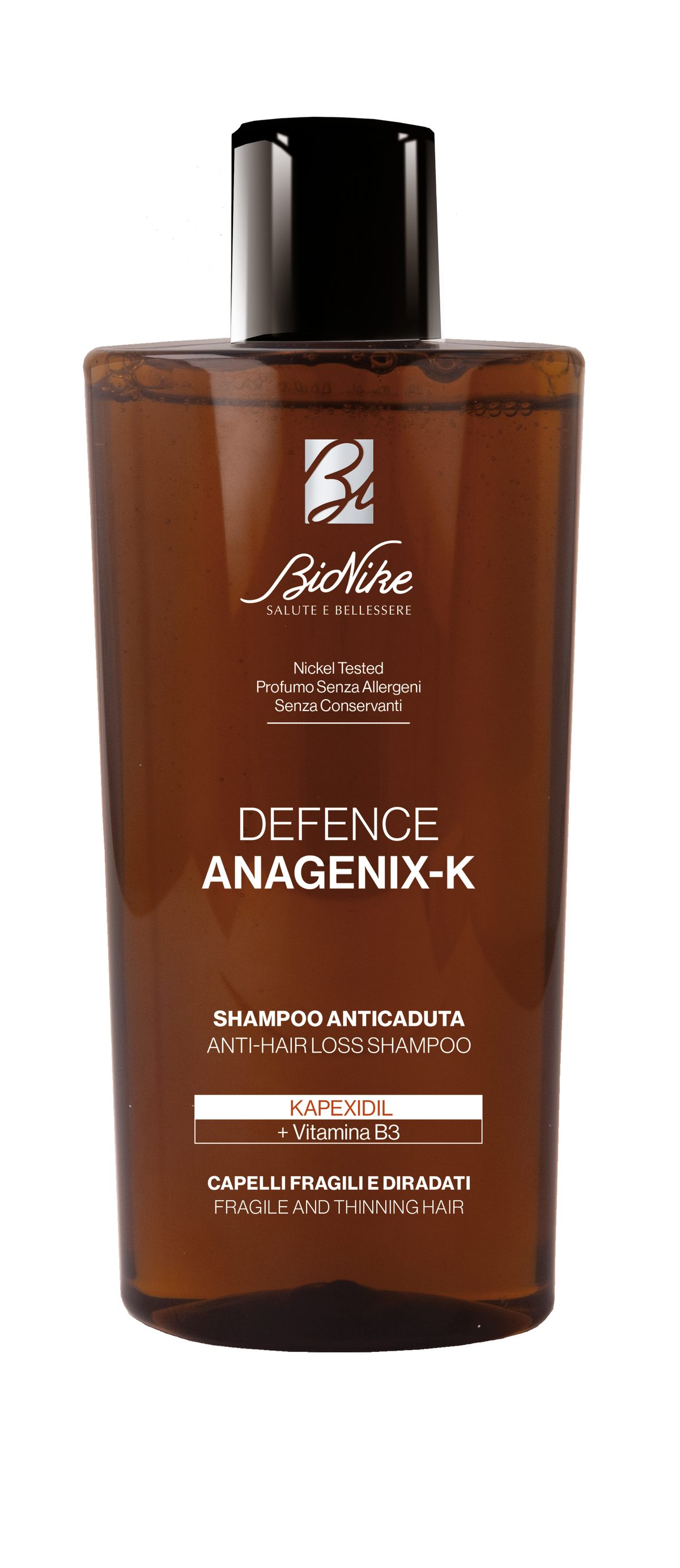 BioNike DEFENCE ANAGENIX-K Šampón proti vypadávaniu vlasov, 200 ml