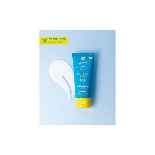 BioNike DEFENCE SUN 50+ Tekuté mlieko pre deti aj dospelých, 100 ml - cestovné balenie