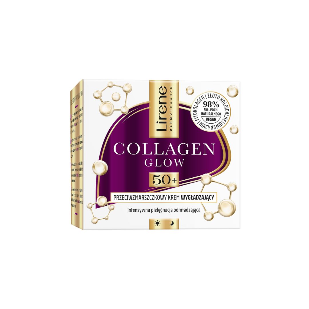 Lirene Collagen Glow pleťový krém NIACINAMID 50+, 50 ml