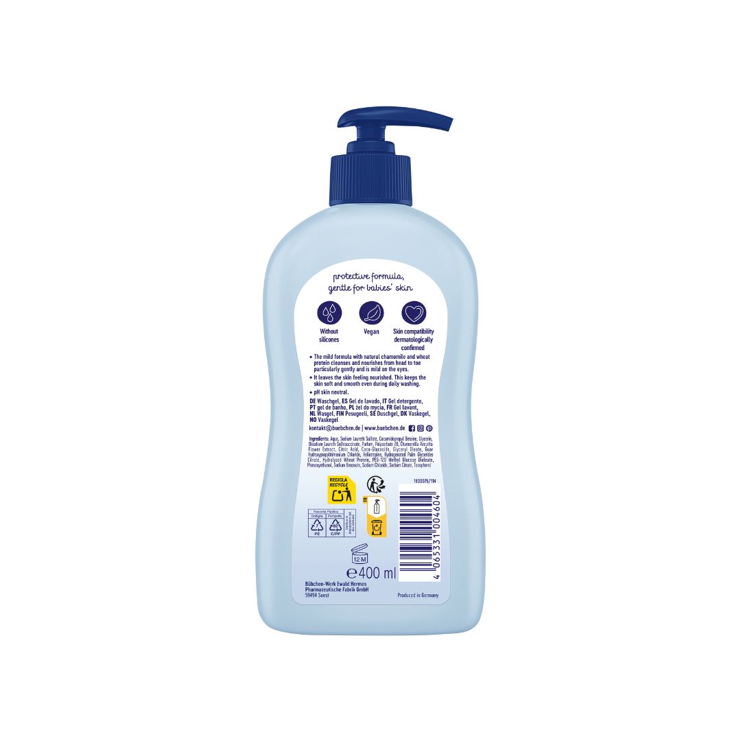 Bubchen Baby Umývací Gél s dávkovačom, 400 ml