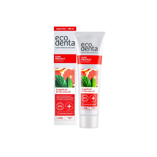 ECODENTA zubná pasta na ochranu ďasien s čajovníkovým olejom, 100 ml