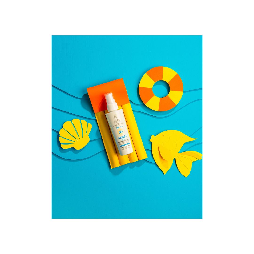 BioNike AKNET SUN 50+ krém na foto ochranu aknóznej pokožky, 50 ml