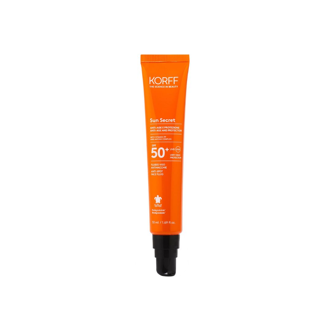 KORFF SUN SECRET Ochranný hydratačný krém na tvár s SPF50+, 50 ml