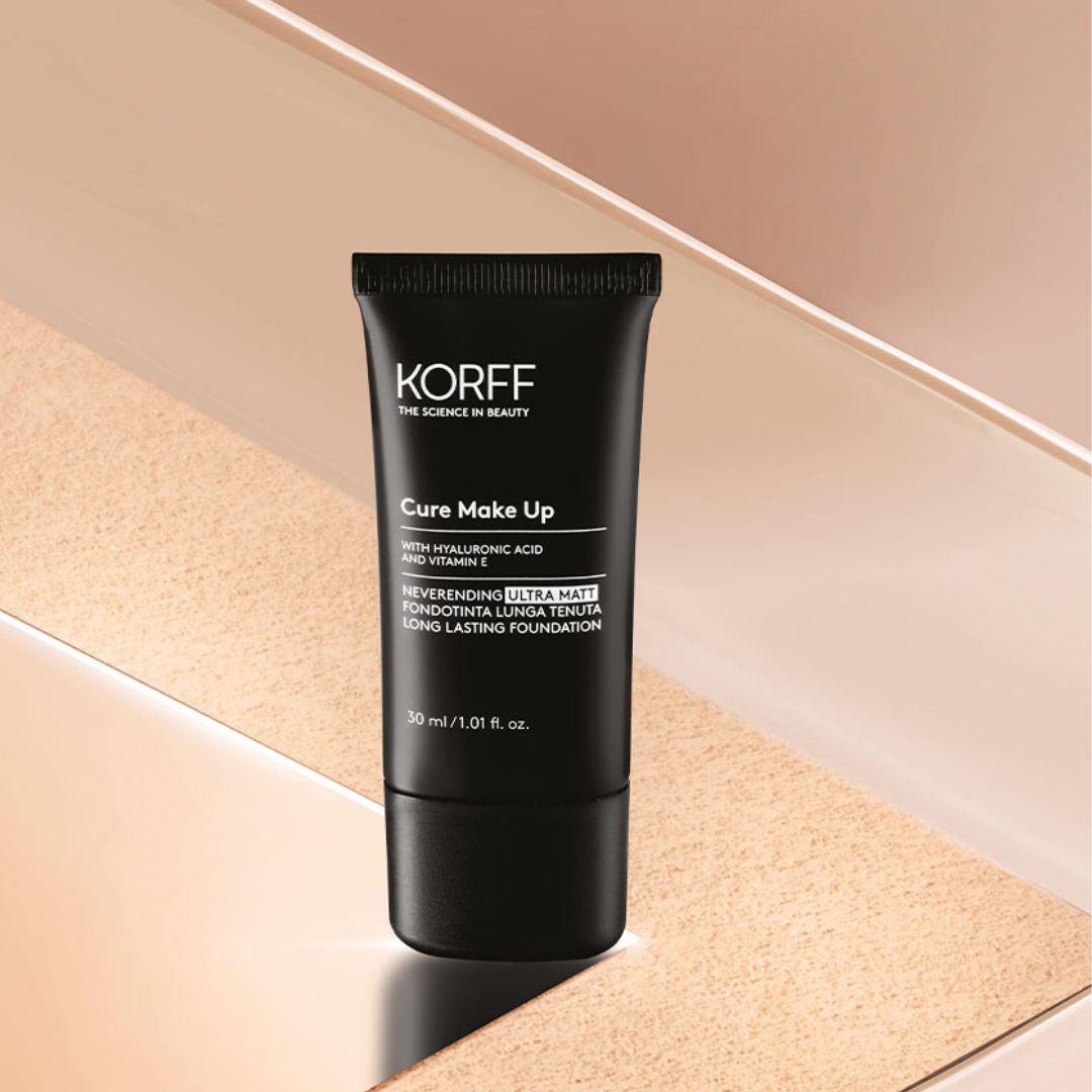 KORFF NEVERENDING Dlhotrvajúci zmatňujúci make up s SPF30, 30 ml