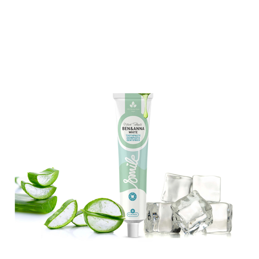 BEN&ANNA Zubná pasta tuba WHITE, 75 ml