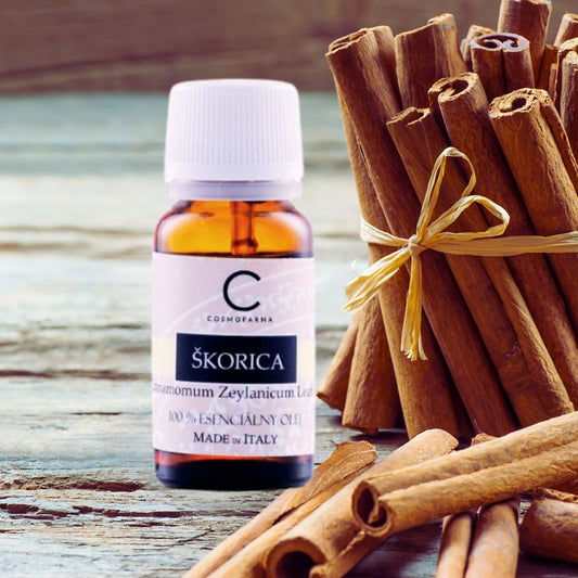 100 % esenciálny olej  - Škorica, 10 ml