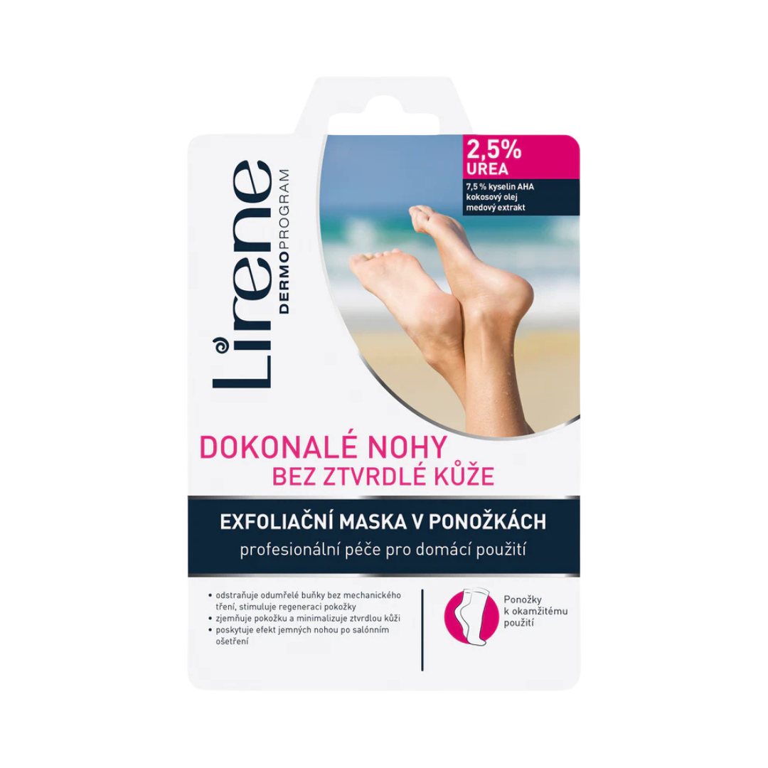 Exfoliačná maska na nohy - 2,5% UREA
