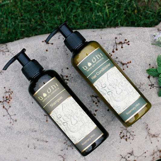 Bodhi Herbal Spa Prírodný šampón na vlasy Rozmarín a mäta, 200ml