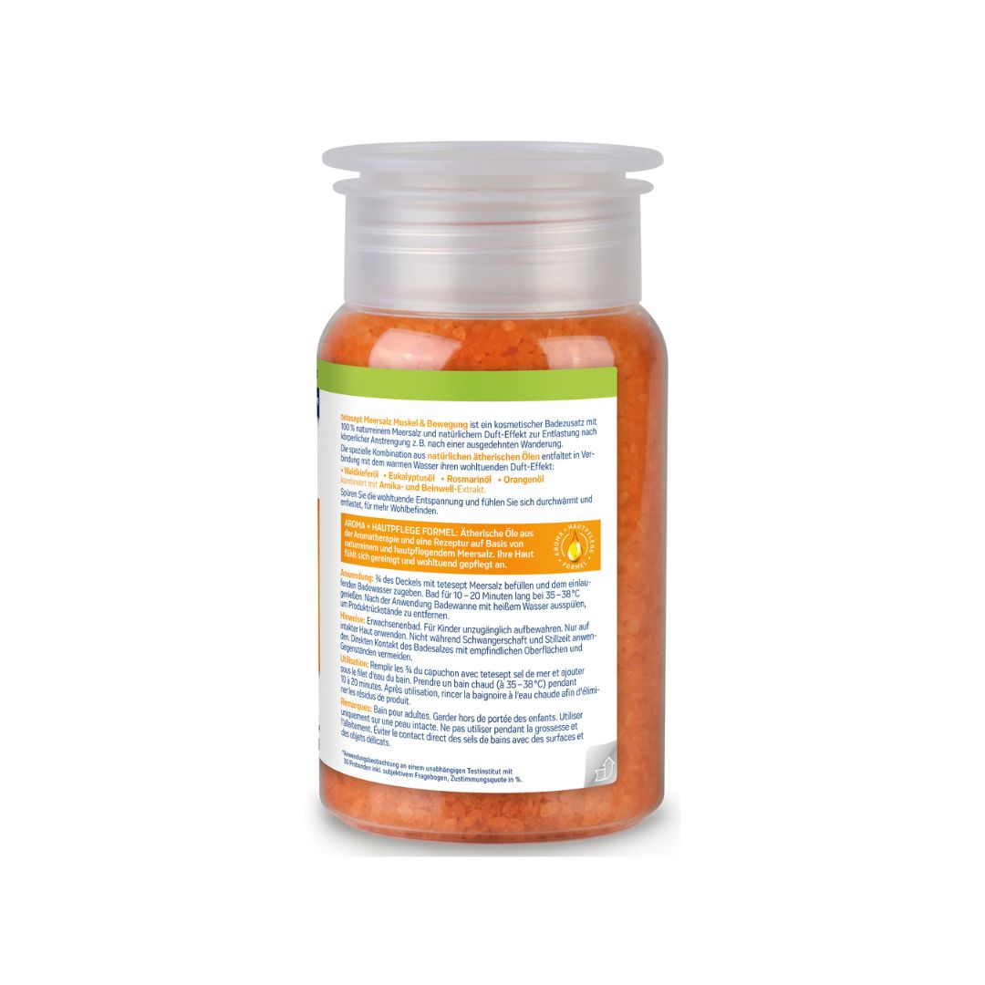 Tetesept Morská soľ Svaly a pohyb, 600g