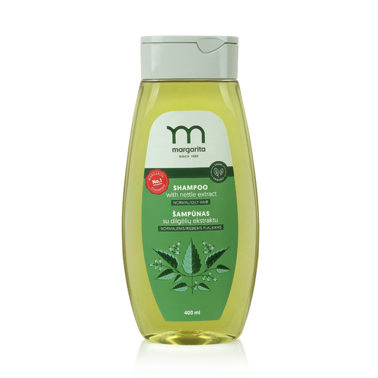 MARGARITA Šampón so žihľavovým extraktom na normálne a mastné vlasy 250/500 ml