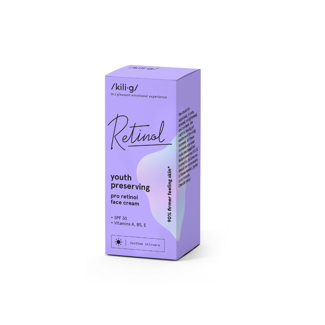 KILIG Denný pleťový krém s pro-retinolom, 50 ml
