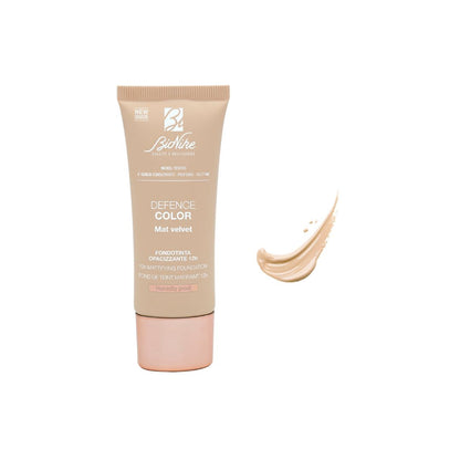 DEFENCE COLOR MAT VELVET 12h - Zmatňujúci make-up s OF15, 30 ml
