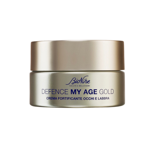 BioNike DEFENCE MY AGE GOLD Posilňujúci krém na očné kontúry a pery, 15 ml