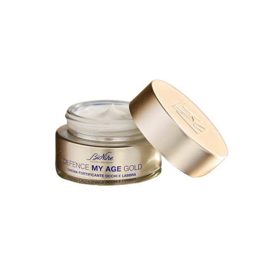 BioNike DEFENCE MY AGE GOLD Posilňujúci krém na očné kontúry a pery, 15 ml