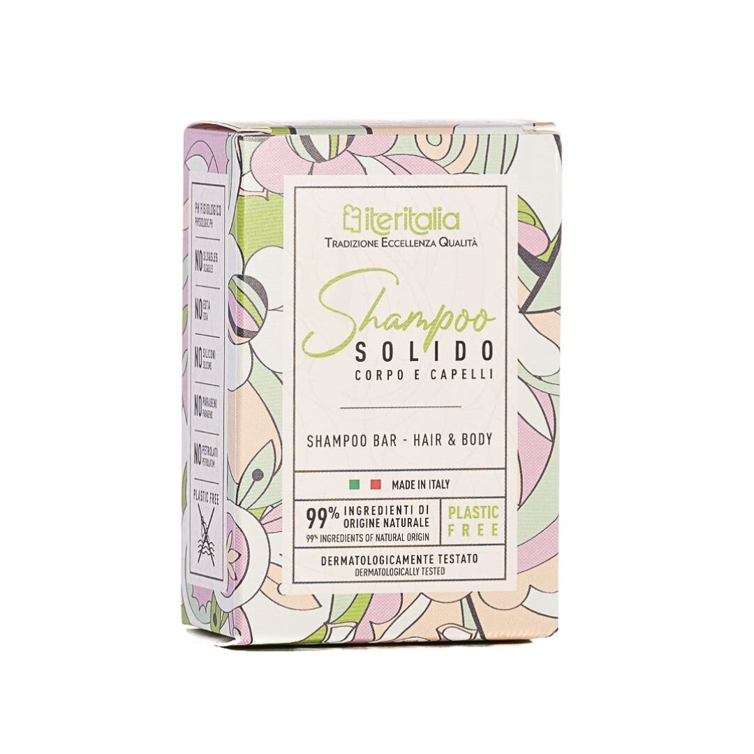 Iteritalia Taliansky Tuhý šampón na telo a vlasy, 85 g