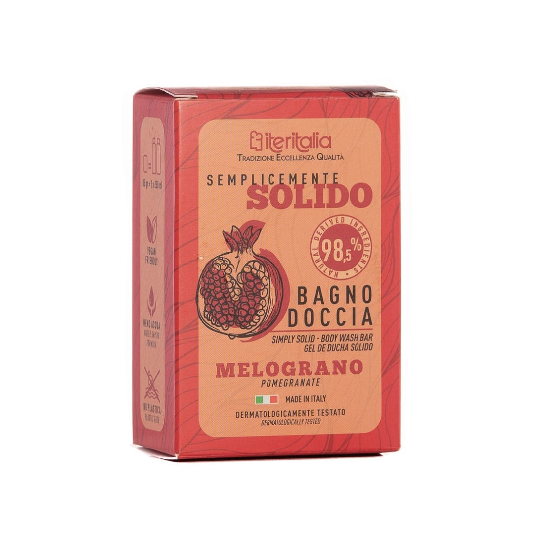 Iteritalia Taliansky Tuhý sprchovací gél Granátové jablko, 85 g