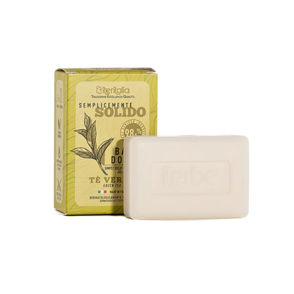 Iteritalia Taliansky Tuhý sprchovací gél Zelený čaj, 85 g