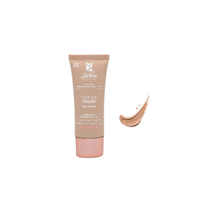 DEFENCE COLOR MAT VELVET 12h - Zmatňujúci make-up s OF15, 30 ml