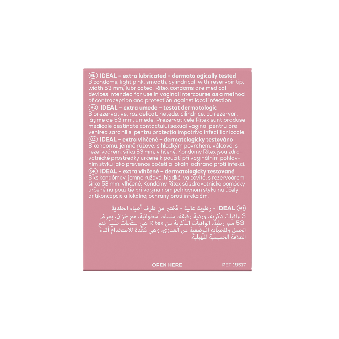 Ritex Kondóm Ideal, 3ks