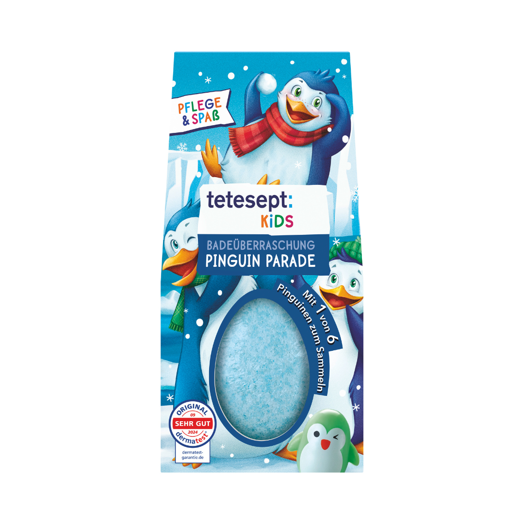 Tetesept Kúpeľová bomba Tučniaci, 190g