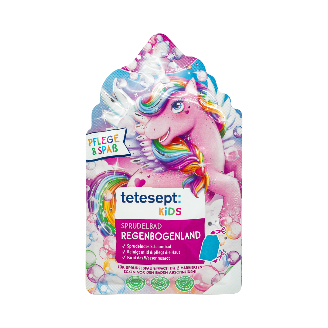 Tetesept Bublinkový kúpeľ Dúhový svet, 40 g