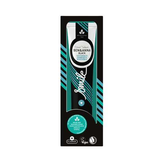 BEN&ANNA Zubná pasta tuba BLACK, 75 ml
