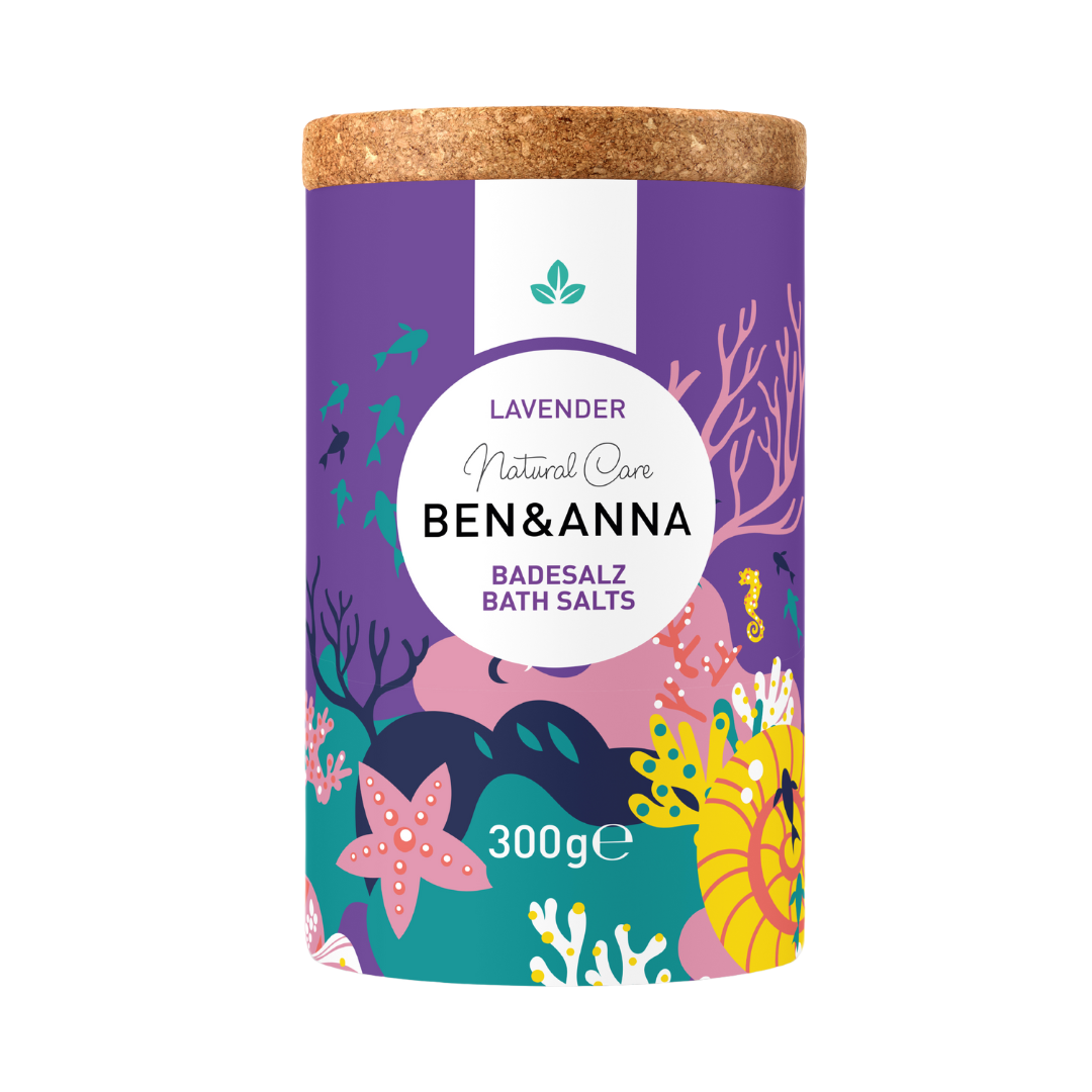 BEN&ANNA Soľ do kúpeľa Levanduľa, 300g