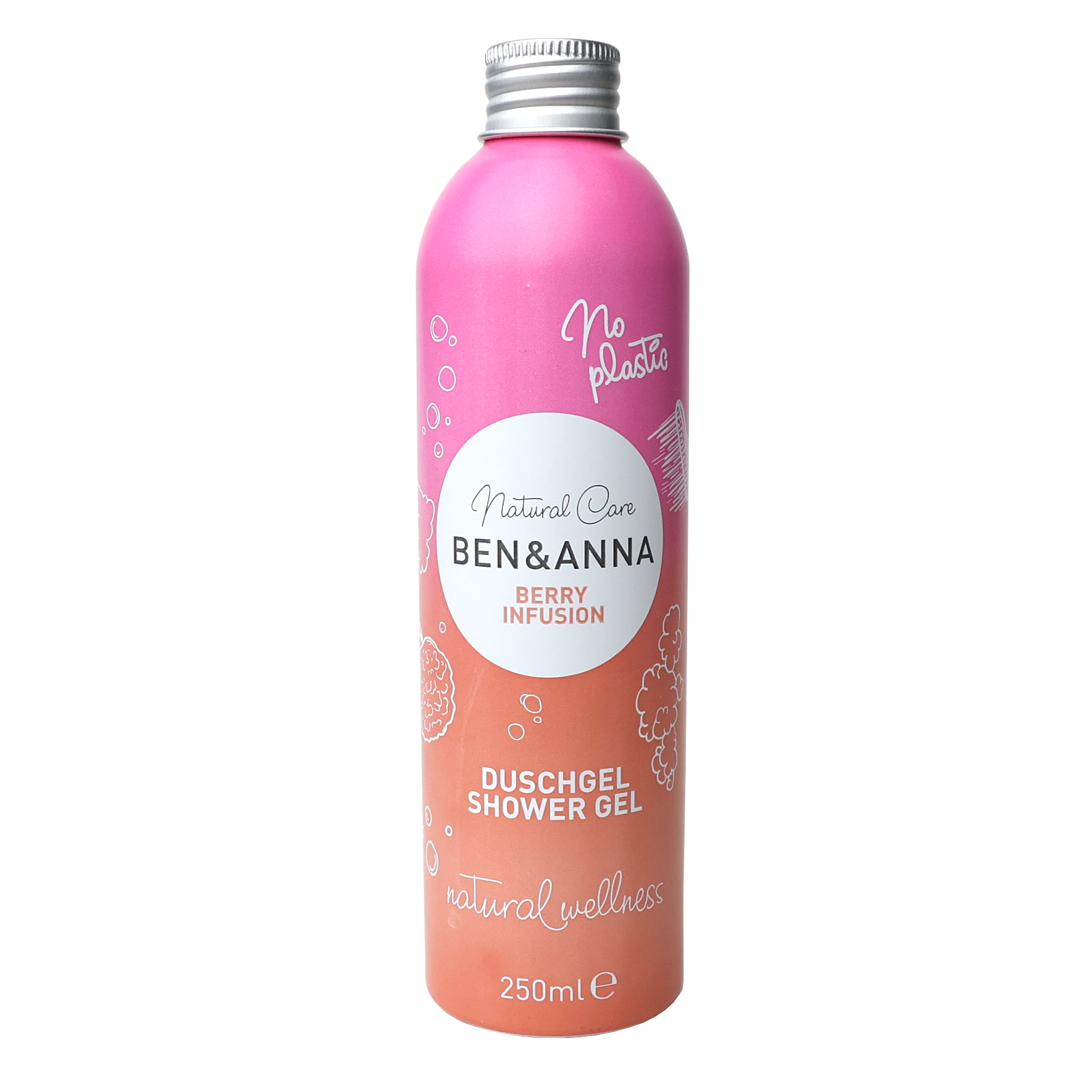 BEN&ANNA Sprchovací gél Berry Infusion, 250 ml
