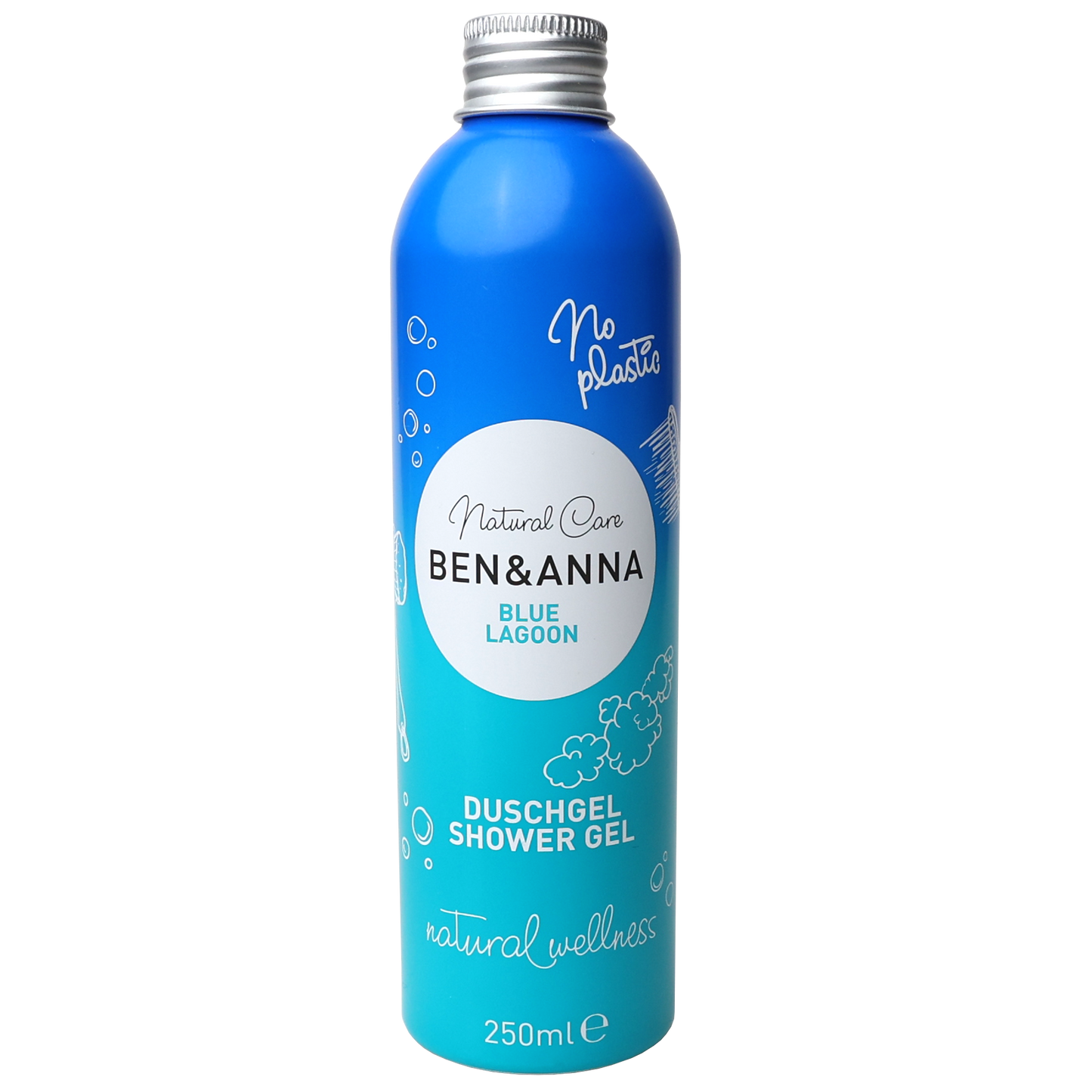 BEN&ANNA Sprchovací gél Blue Lagoon, 250 ml