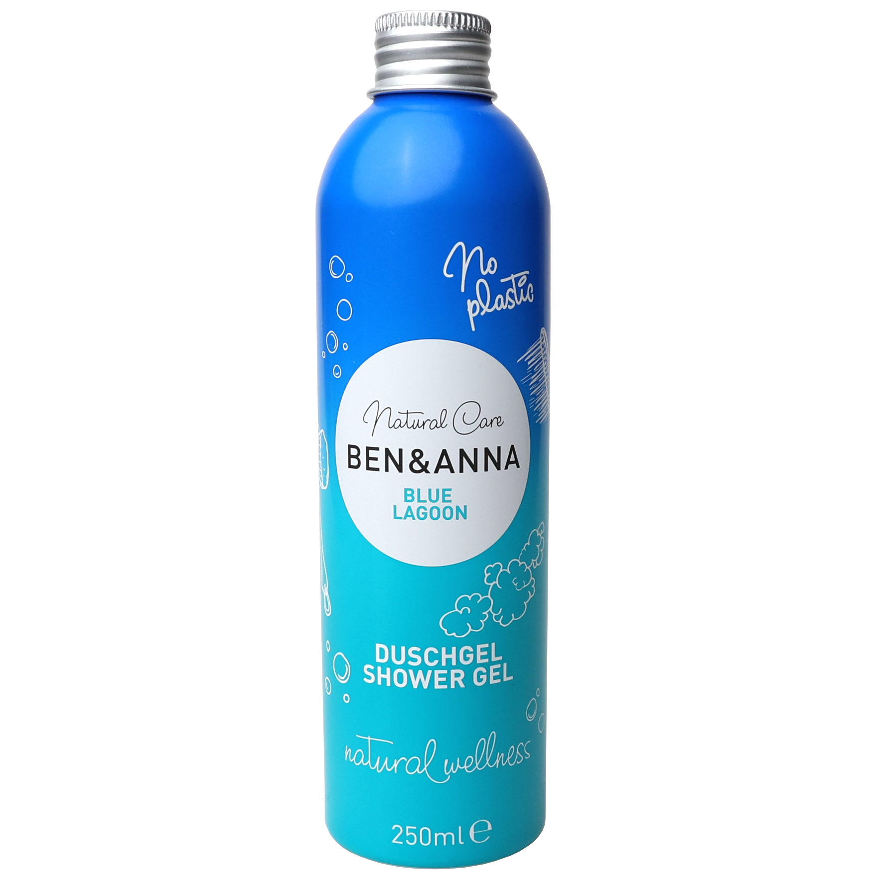 BEN&ANNA Sprchovací gél Blue Lagoon, 250 ml