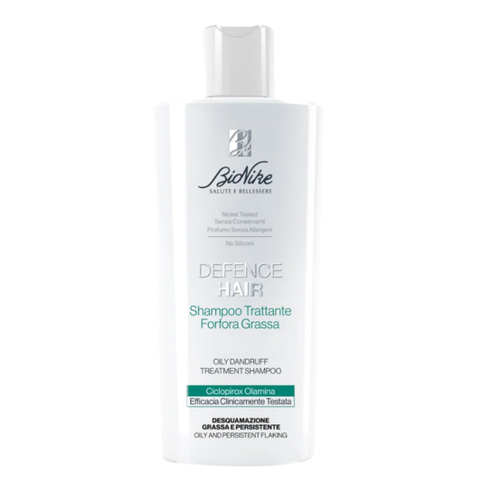BioNike DEFENCE HAIR Seboregulačný šampón na vlasy proti mastným lupinám, 200 ml