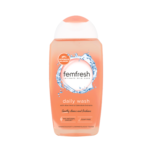 Femfresh Intímna umývacia emulzia Daily s Aloe Vera, 250 ml