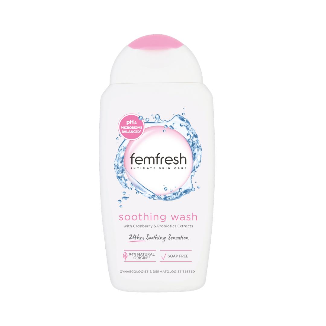 Femfresh Intímna umývacia emulzia Soothing 24h s probiotikami, 250 ml