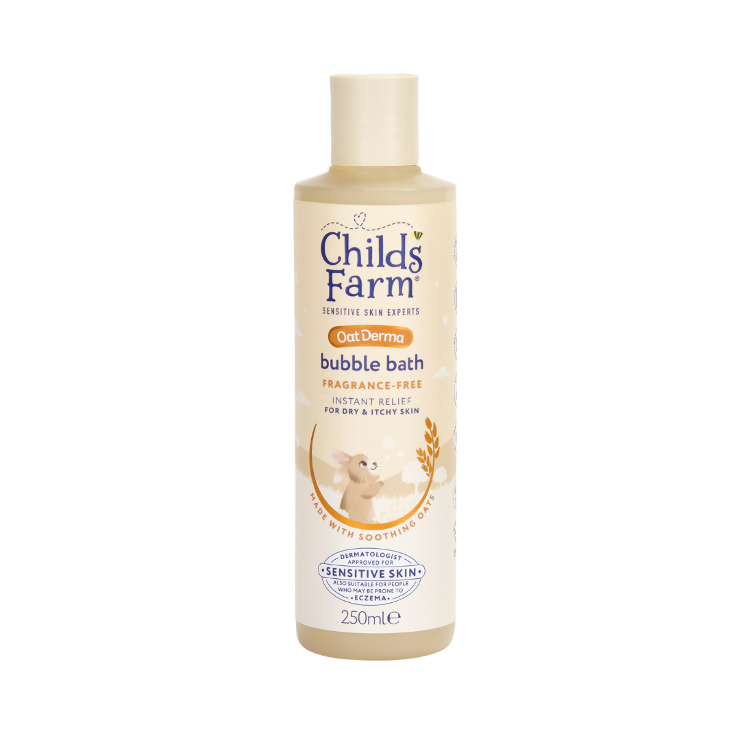 Childs Farm Oat Derma Bublinkový kúpeľ bez parfumácie, 250 ml