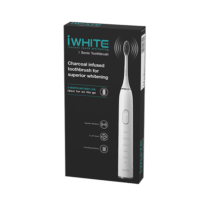 iWhite Sonická zubná kefka s čiernym uhlím