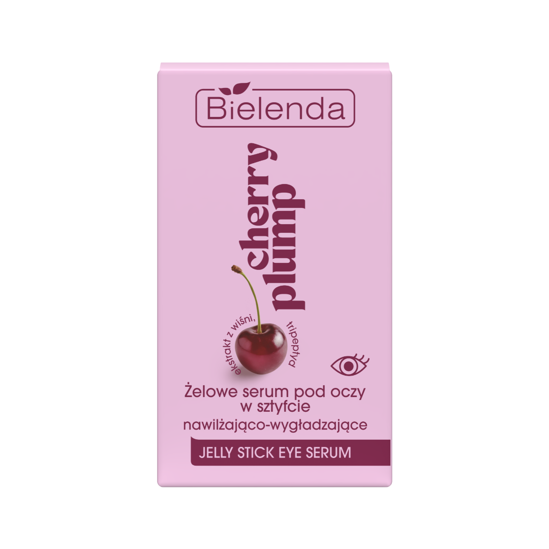 Bielenda CHERRY PLUMP Vyhladzujúce očné sérum v gelovej tyčinke, 7 g