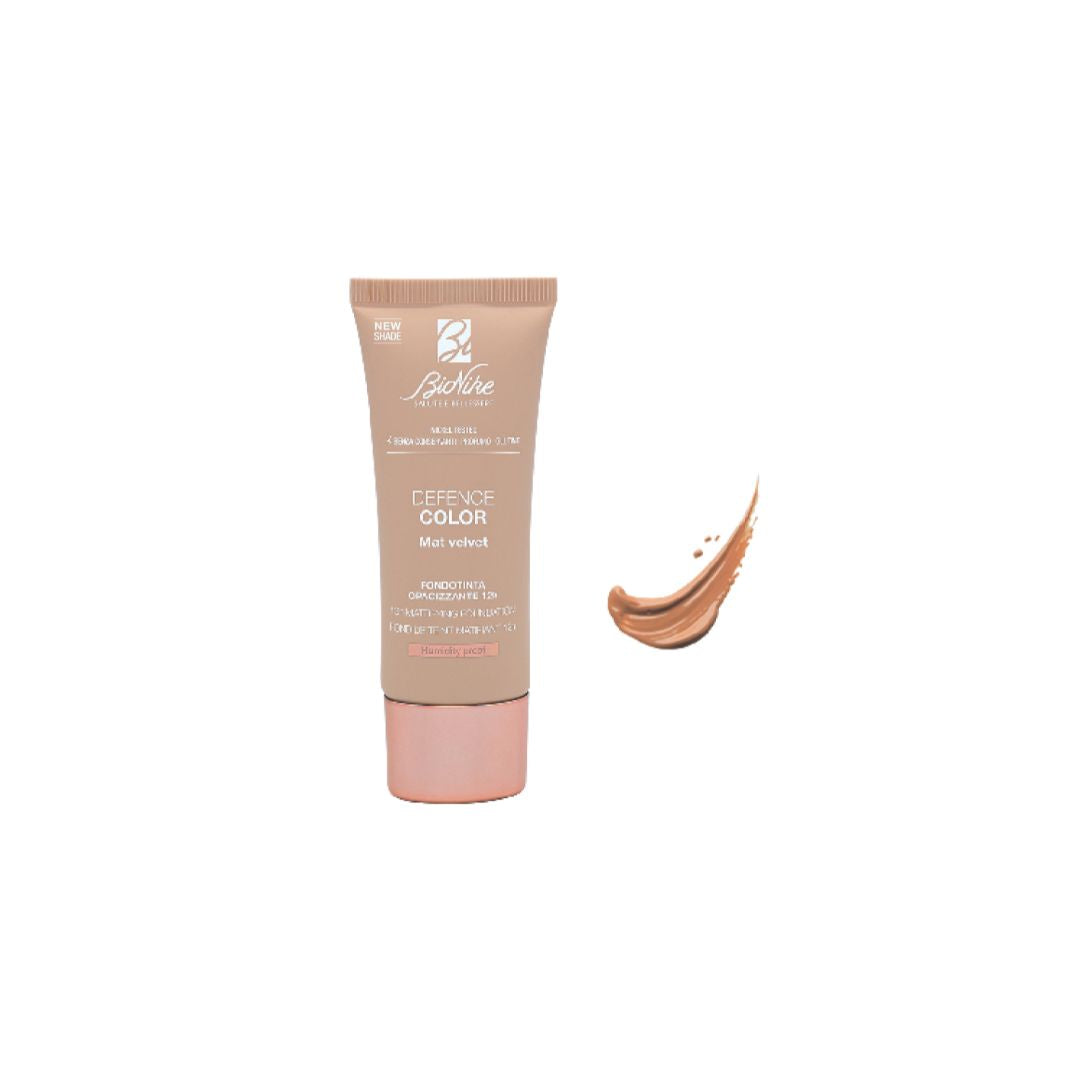 DEFENCE COLOR MAT VELVET 12h - Zmatňujúci make-up s OF15, 30 ml