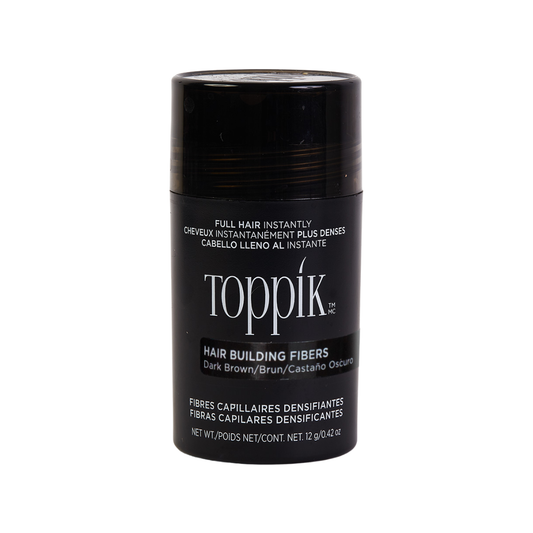 TOPPÍK Keratínové vlasové vlákna Tmavo hnedé vlasy, 12g