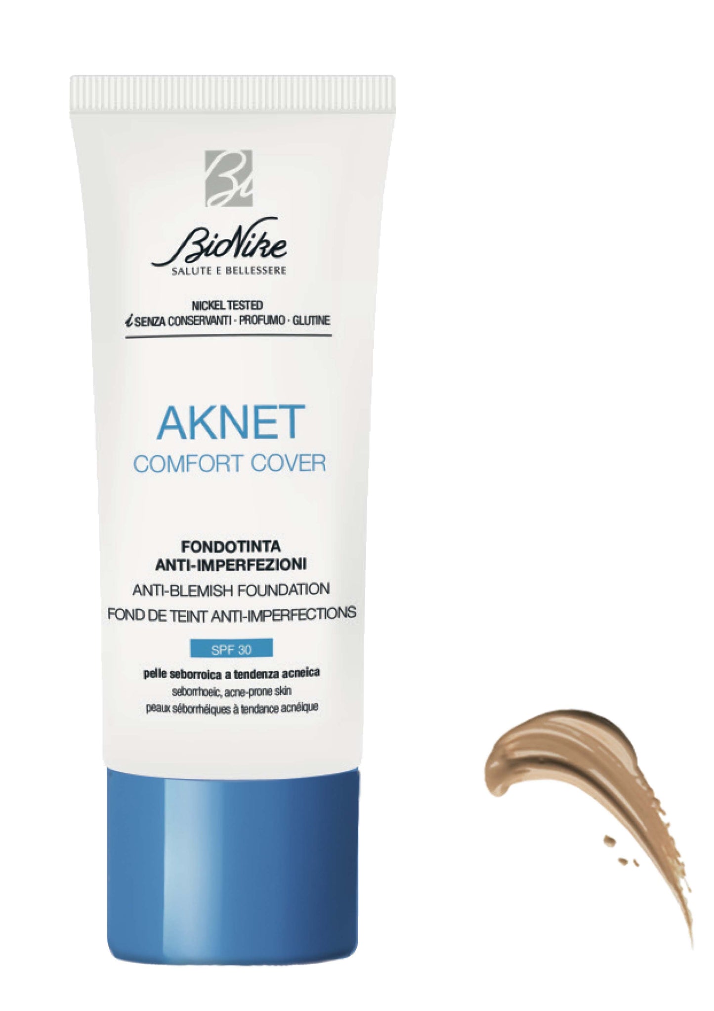 BioNike AKNET COMFORT COVER - MAKE UP na aknóznu pleť, 30 ml